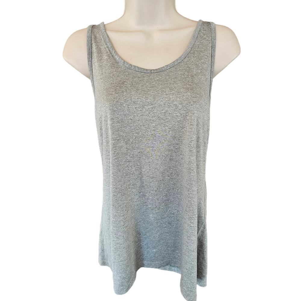 Nike dri fit size XL grey Performance tank top women's running yoga active EUC #